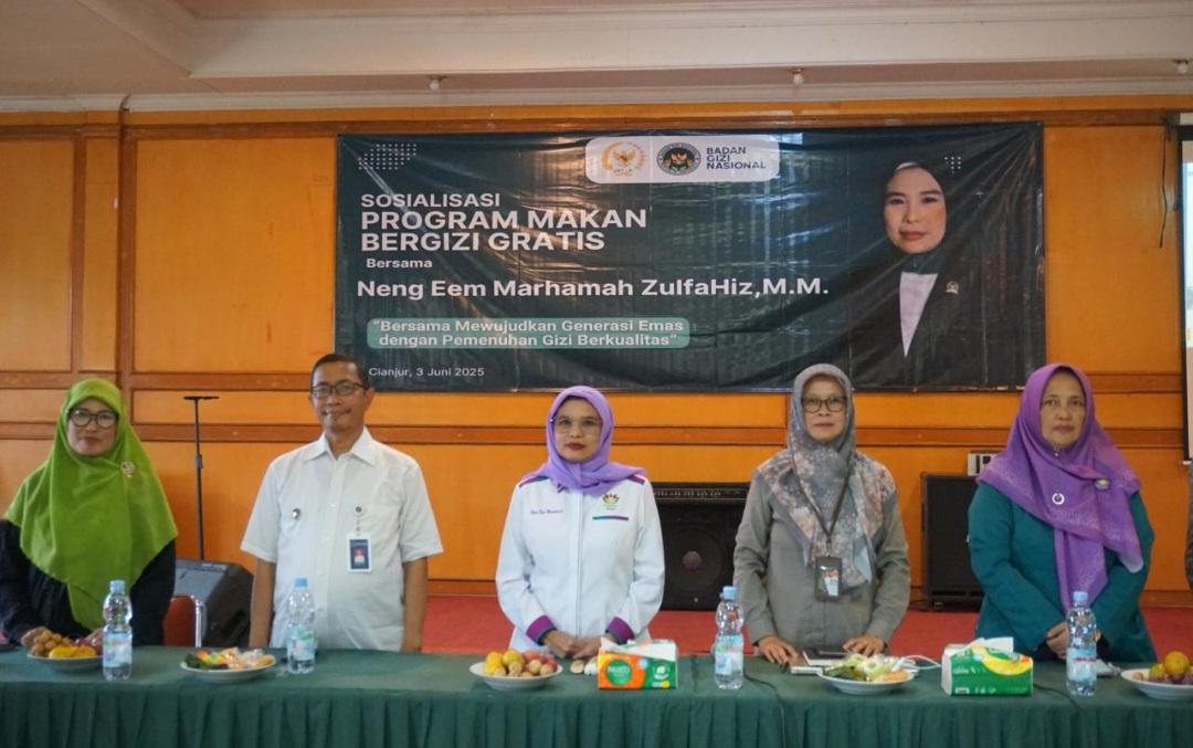 Komisi IX berama BGN Gelar Sosialisasi Program MBG untuk Warga Cianjur