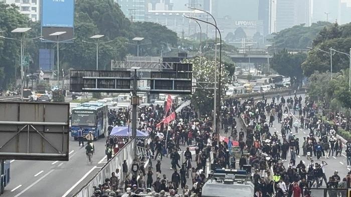 Polisi Amankan Puluhan Pelajar SMK Karawang di Perbatasan Bekasi, Hendak Ikut Unjuk Rasa di Jakarta