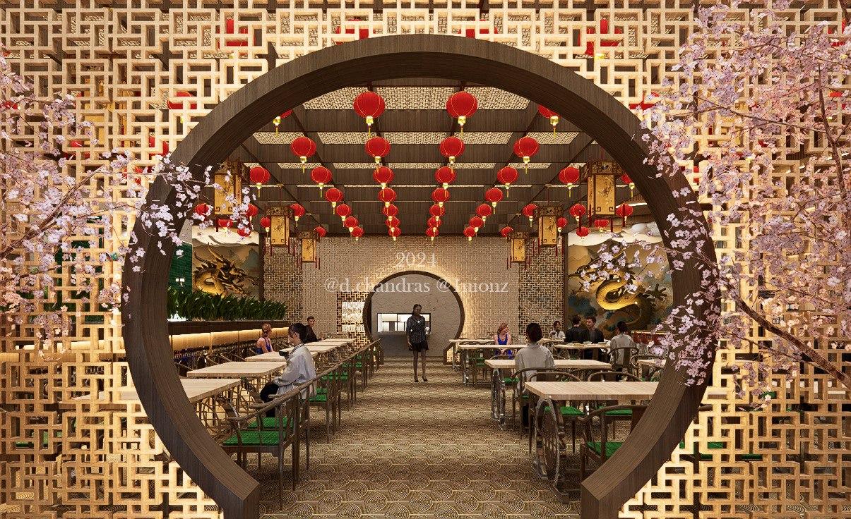Usung Konsep Budaya Pecinan Indonesia, Dua Mahasiswa UK Maranatha Raih Juara 3 Lomba Desain Restoran