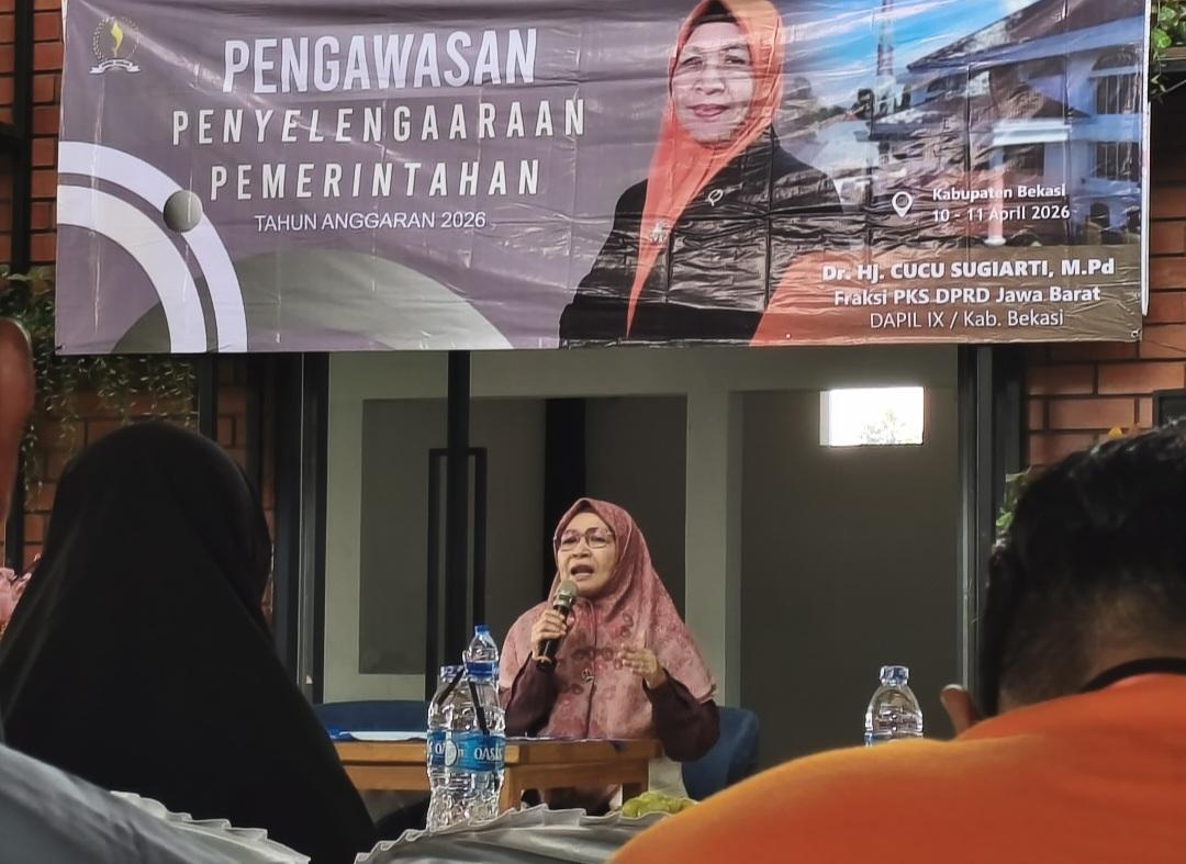 Cucu Sugiarti Kawal Fungsi DPRD Melalui Giat Pengawasan di Bekasi