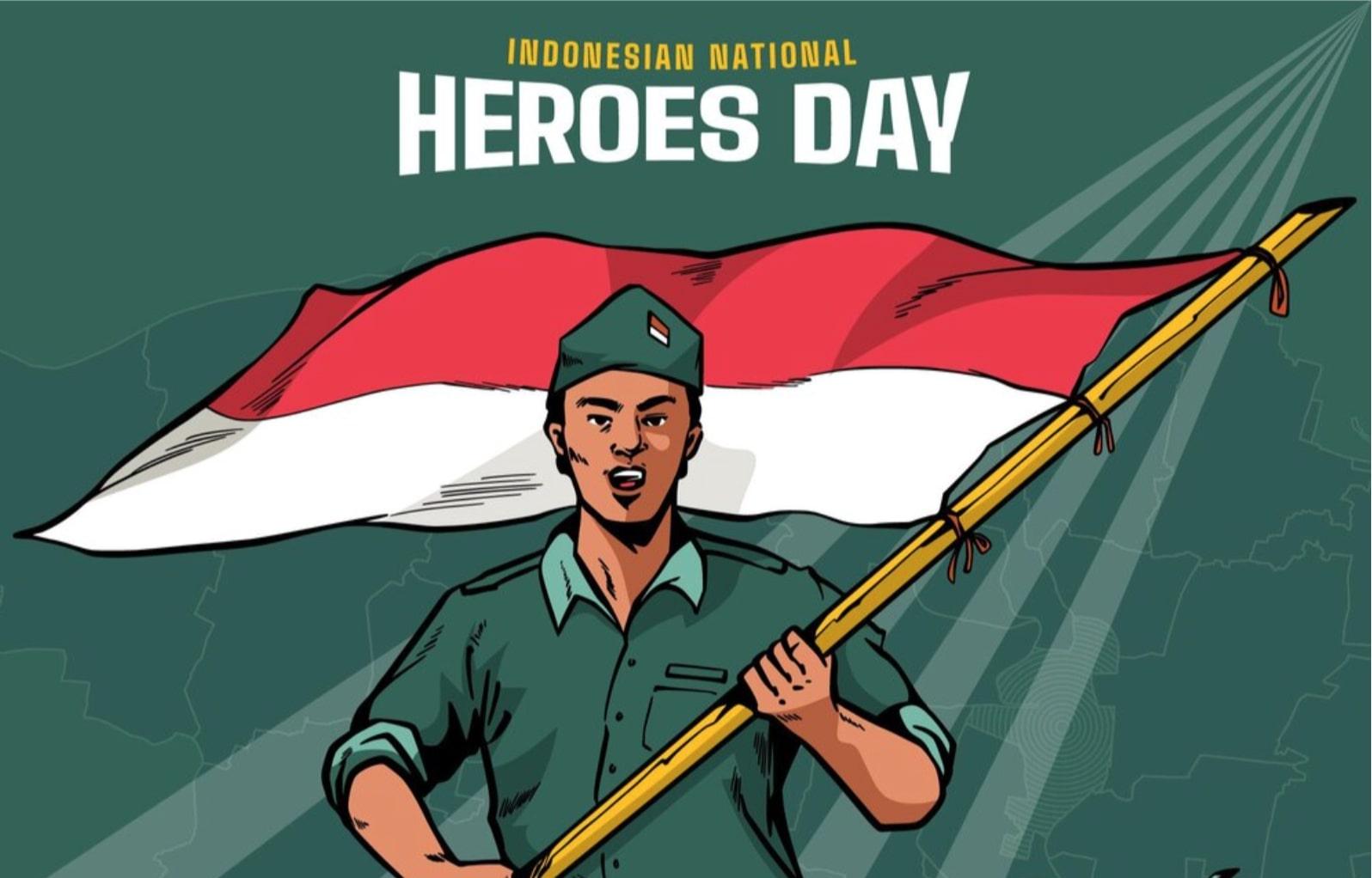 Kumpulan Gambar Ucapan Selamat Hari Pahlawan 2023, Tinggal Save dan Pasang