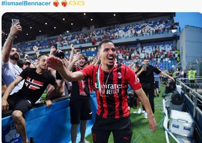 Sosok Ismael Bennacer, Gelandang AC Milan asal Aljazair yang Diincar Klub Liga Inggris