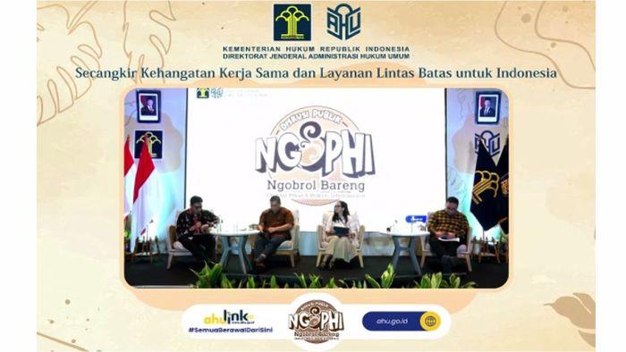 Kanwil Kemenkum Jabar Ikuti Forum Diskusi Ditjen AHU Membahas Ekstradisi dan Kerja Sama Antar Negara