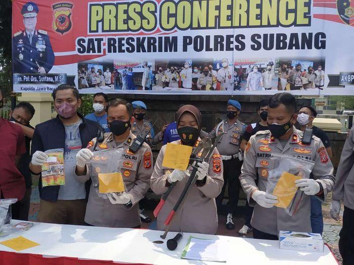 Tersangka Kasus Subang Terbaru Dibekuk Anak Buah AKBP Sumarni, Ada Bukti Linggis dan Gunting Besi
