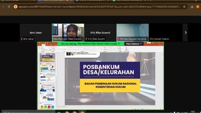 Strategi Kemenkum Jabar Tingkatkan Kesadaran Hukum Lewat Program KILAT POSBANKUM di Wilayah