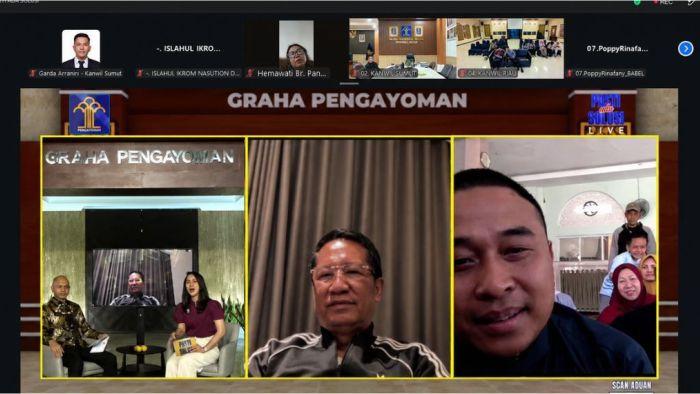 Sinergi Pimpinan Kanwil Kemenkum Jabar Hadiri Program "Pasti Ada Solusi" Bersama Menteri Hukum - Tribunjabar.id