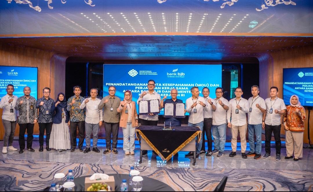 bank bjb dan Kementerian Ketenagakerjaan Perkuat Sinergi Tingkatkan Kompetensi SDM Nasional - Tribunjabar.id