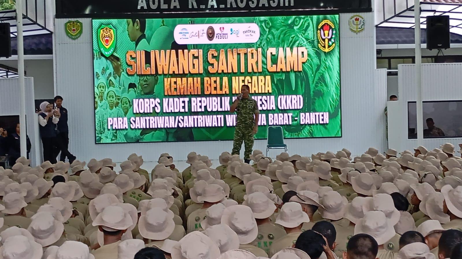 Seribu Santri Ikuti Siliwangi Santri Camp, Pangdam Kosasih: Santri Harus Punya Cita-cita Tinggi