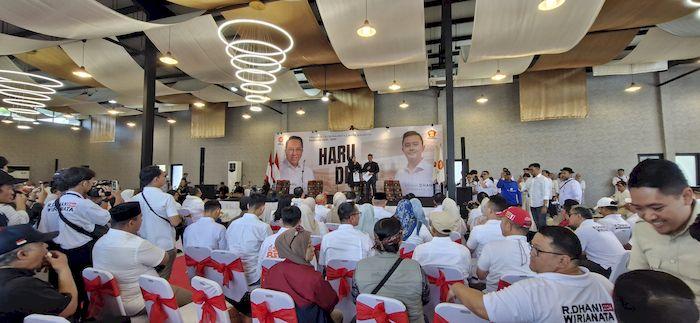 BREAKING NEWS, PKS, Gerindra, dan PBB Deklarasi Haru-Dhani Sebelum Daftar ke KPU Kota Bandung