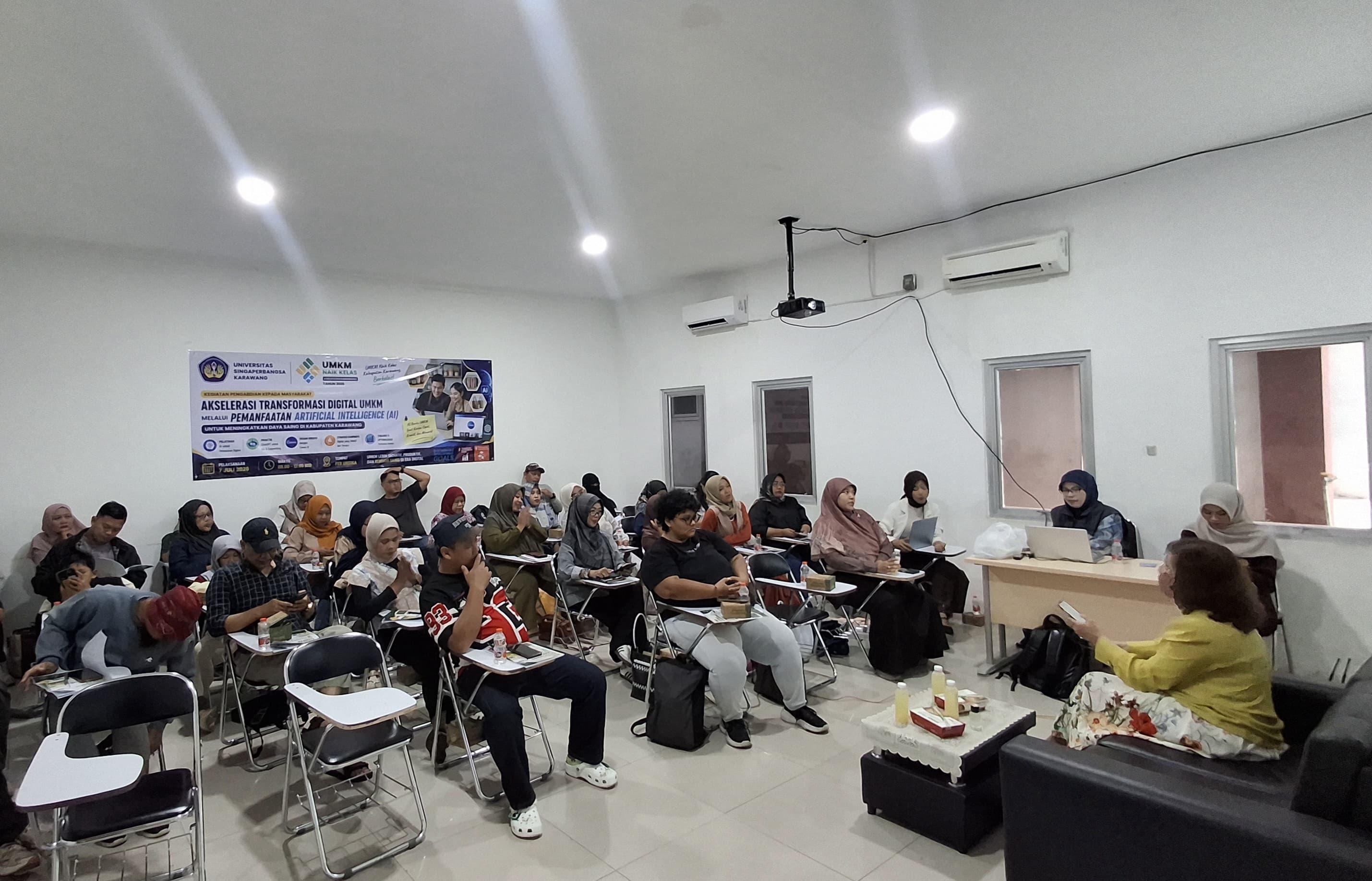 Padukan ChatGPT dan Canva, Dosen Unsika Latih Pelaku UMKM Karawang Bikin Desain Promosi - Tribunjabar.id