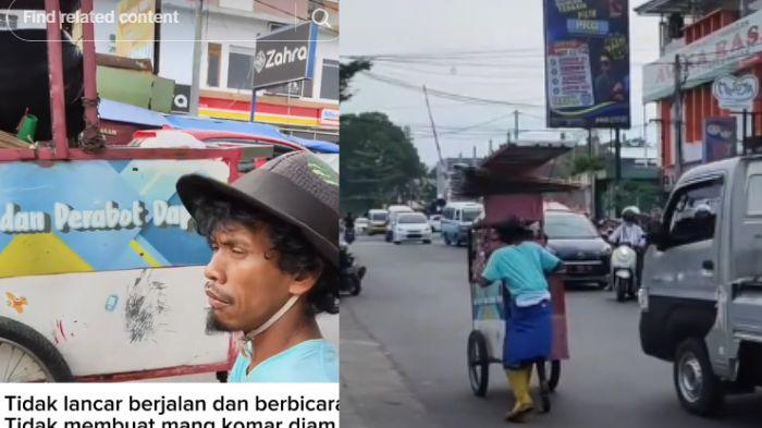 Kisah Komar Jual Perabot Keliling di Garut Meski Sulit Jalan, Sering Ketipu, Urus Kakak yang Stroke