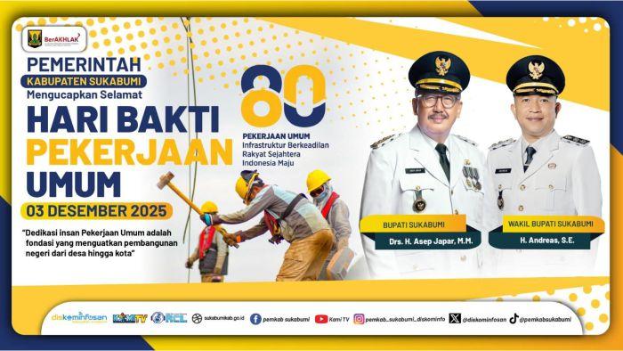 Selamat Hari Bakti PU ke-80 Tahun 2025, Momentum Refleksi untuk Membangun Infrastruktur Berkeadilan