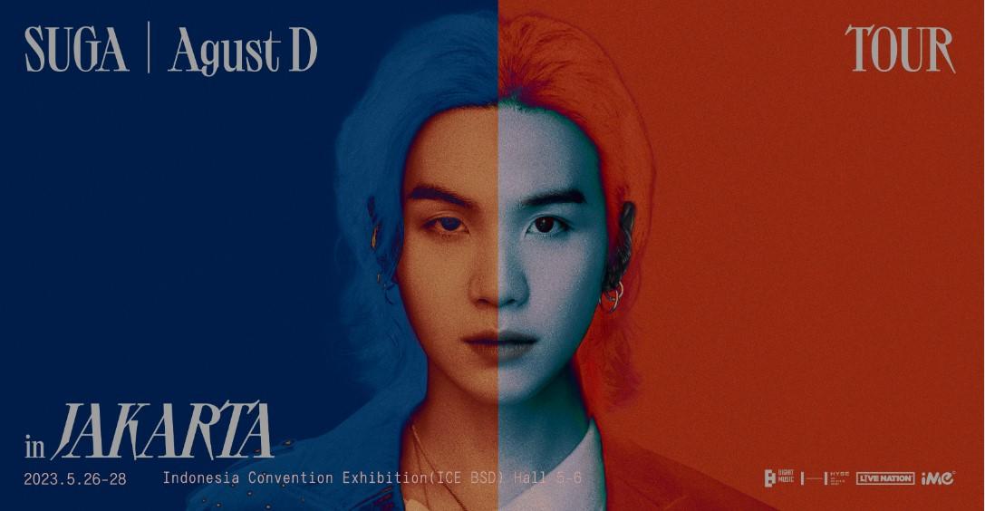 HARGA Tiket Konser SUGA BTS Alias Agust D di ICE BSD 26-28 Mei 2023, Lengkap Jadwal dan Cara Belinya