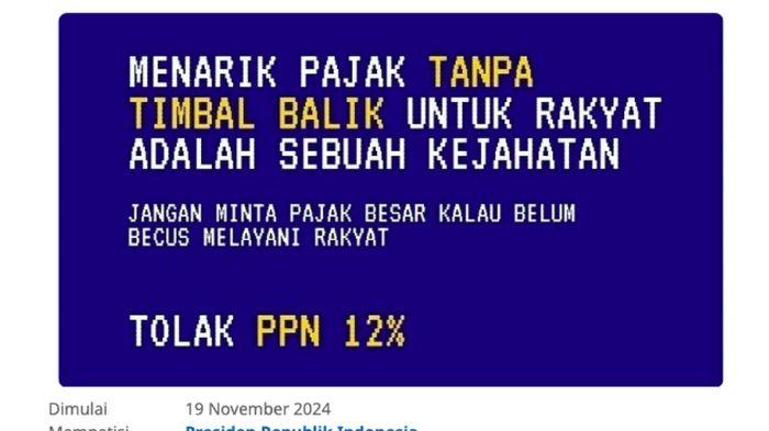 Ditjen Pajak Buka Suara soal Viral Gambar Garuda Biru Tolak PPN 12 Persen
