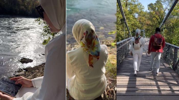 Momen Ridwan Kamil dan Atalia Praratya Kunjungi Lagi Sungai Aare, Titip Pesan Sendu untuk Eril