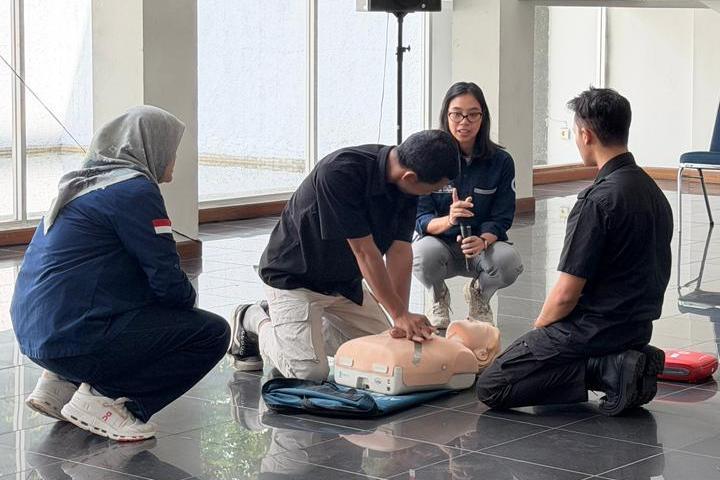 ITB Perkuat Keamanan Kampus Lewat Pelatihan P3K bagi Satpam dan Tim Layanan Darurat Medis di Bandung