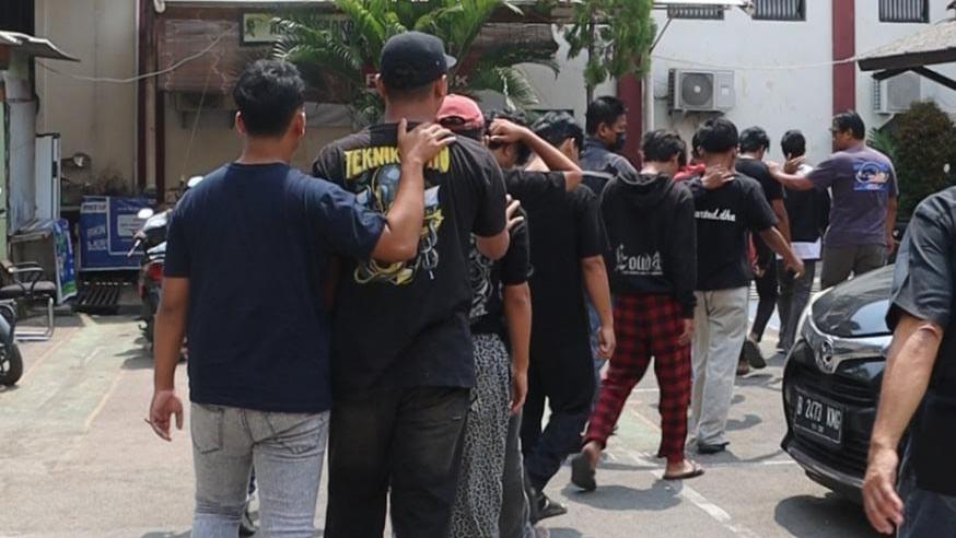Viral Aksi Premanisme di Karanggetas Cirebon, Polisi Gerak Cepat Tangkap 10 Pelaku