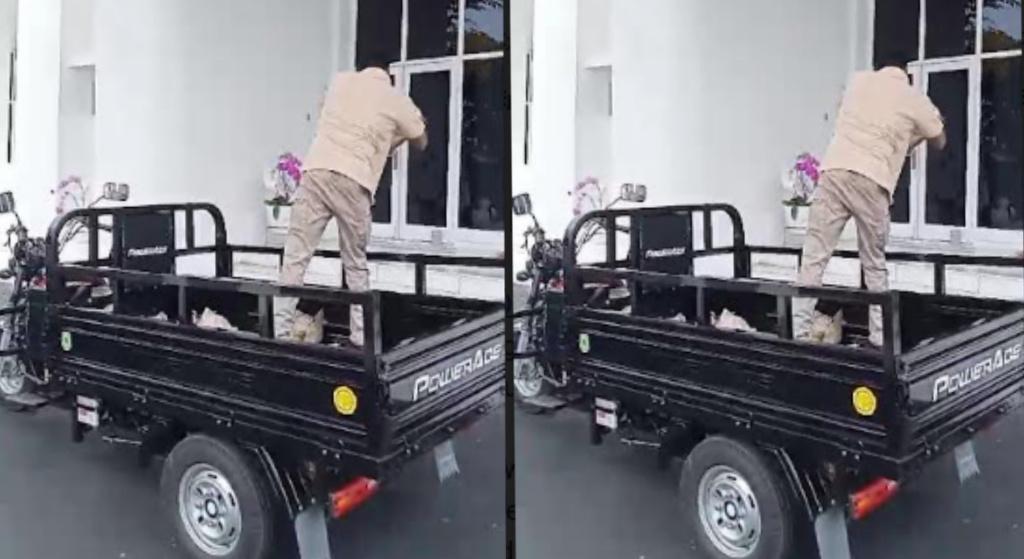 Viral Pria di Kuningan Bawa Roda 3 Buang Sampah di Kantor Bupati, Penyebabnya Karena Satu Hal