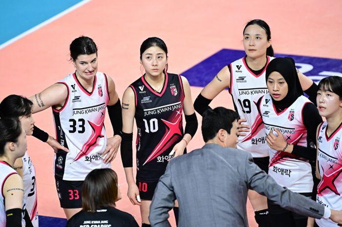 Cara Nonton Laga ke-5 Final Pink Spiders vs Red Sparks Sore Ini, Live Streaming atau TV Digital