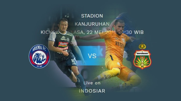 Link Live Streaming Indosiar - Arema FC Vs Bhayangkara FC, Tuan Rumah Siap 200 Persen