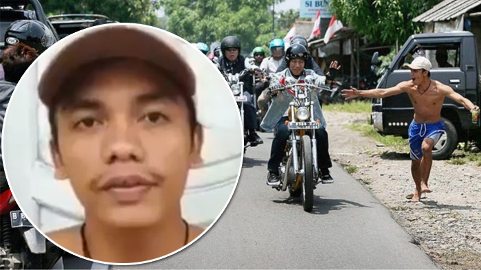 Pemuda Bertelanjang Dada yang Berlari ke Arah Jokowi saat Touring Ternyata Ingin Lakukan Hal ini