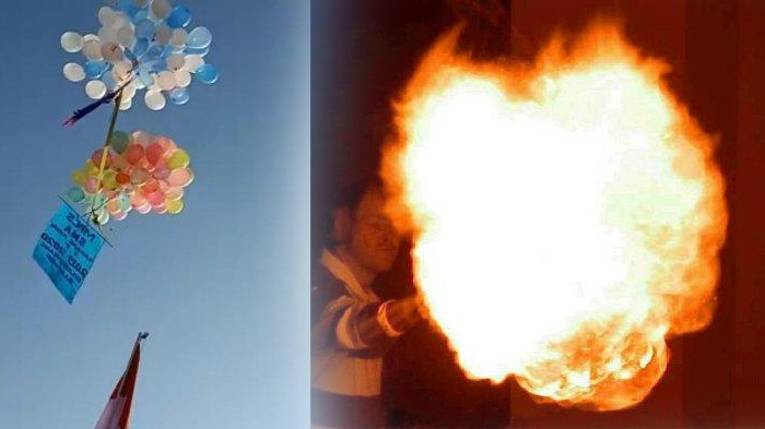 Balon Gas Meledak di Cianjur, Bisa Jadi Ini Penyebab Meledak, Pelepasan Balon Ternyata Berbahaya