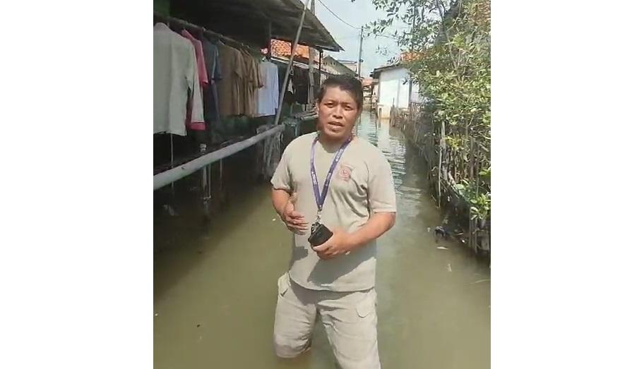 Banjir Rob Kembali Jadi Momok Warga Pesisir Indramayu, Terparah di Desa Eretan Wetan