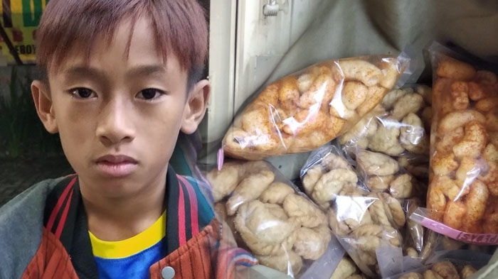 Kisah Bayu, Bocah SD Yatim Piatu Keliling Jual Keripik di Bandung, Kerja Keras Cari Uang Demi Nenek