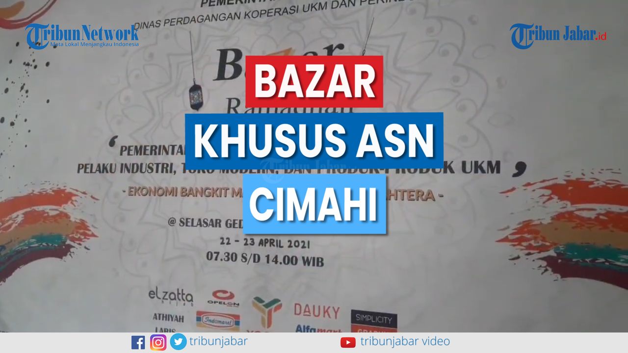 VIDEO-Bazar Murah Ramadan, Khusus Aparatur Sipil Negara Cimahi Selama Dua Hari