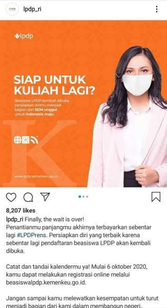 Siap-siap Mulai Pekan Depan Pendaftaran Beasiswa LPDP Dibuka. Ingat Tanggal Daftarnya