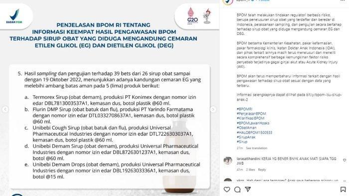 Gagal Ginjal Akut Diduga karena Keracunan, Walau Sudah Cuci Darah Etilen Glikol Mengendap