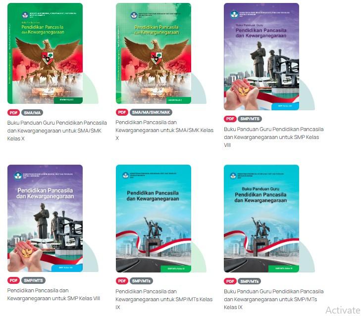 Link Download PDF Buku PPKn Kurikulum Merdeka untuk SD, SMP, dan SMA, Gratis untuk Guru dan Murid