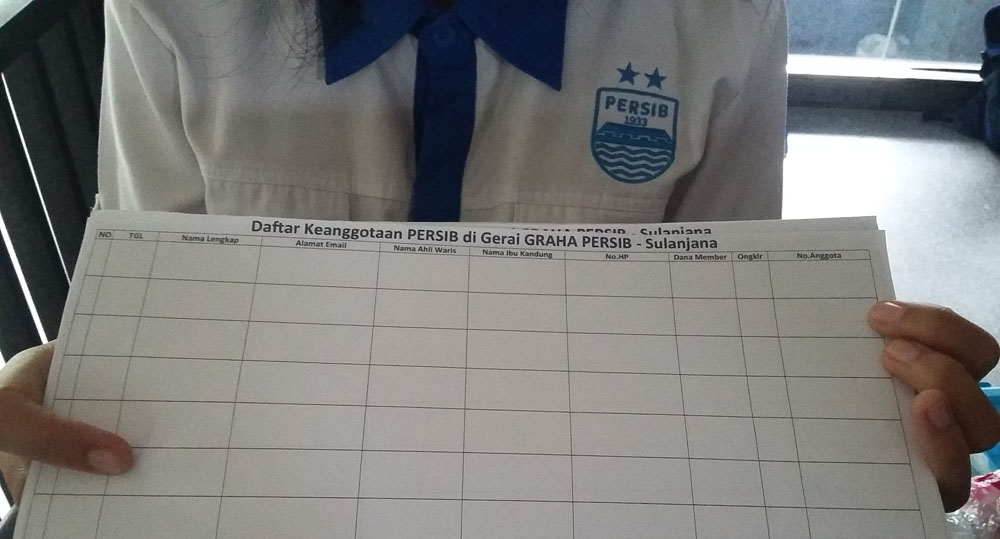 Mudahnya Membuat Kartu Member Persib