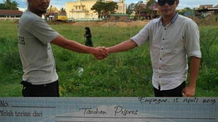 Dua Warga Sidrap Taruhan 1 Hektare Tanah untuk Hasil Pilpres 2019, Jokowi atau Prabowo