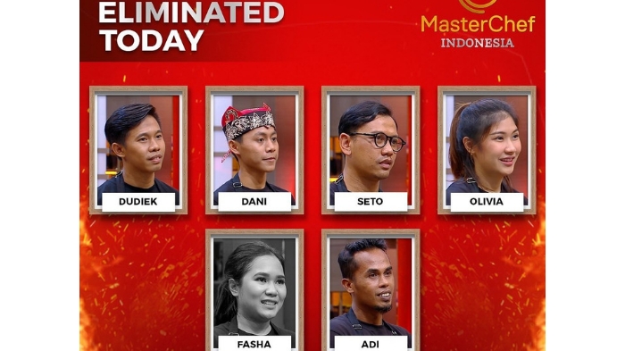 Hasil MasterChef Indonesia Season 8, Ini Kostestan yang Tersingkir, Tinggal Berapa yang Bertahan?