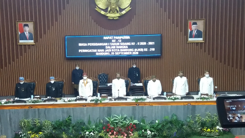 Rapat Paripurna Hari Jadi Kota Bandung, Pejabat dan Wakil Rakyat Diimbau Tidak Membawa Pasangannya