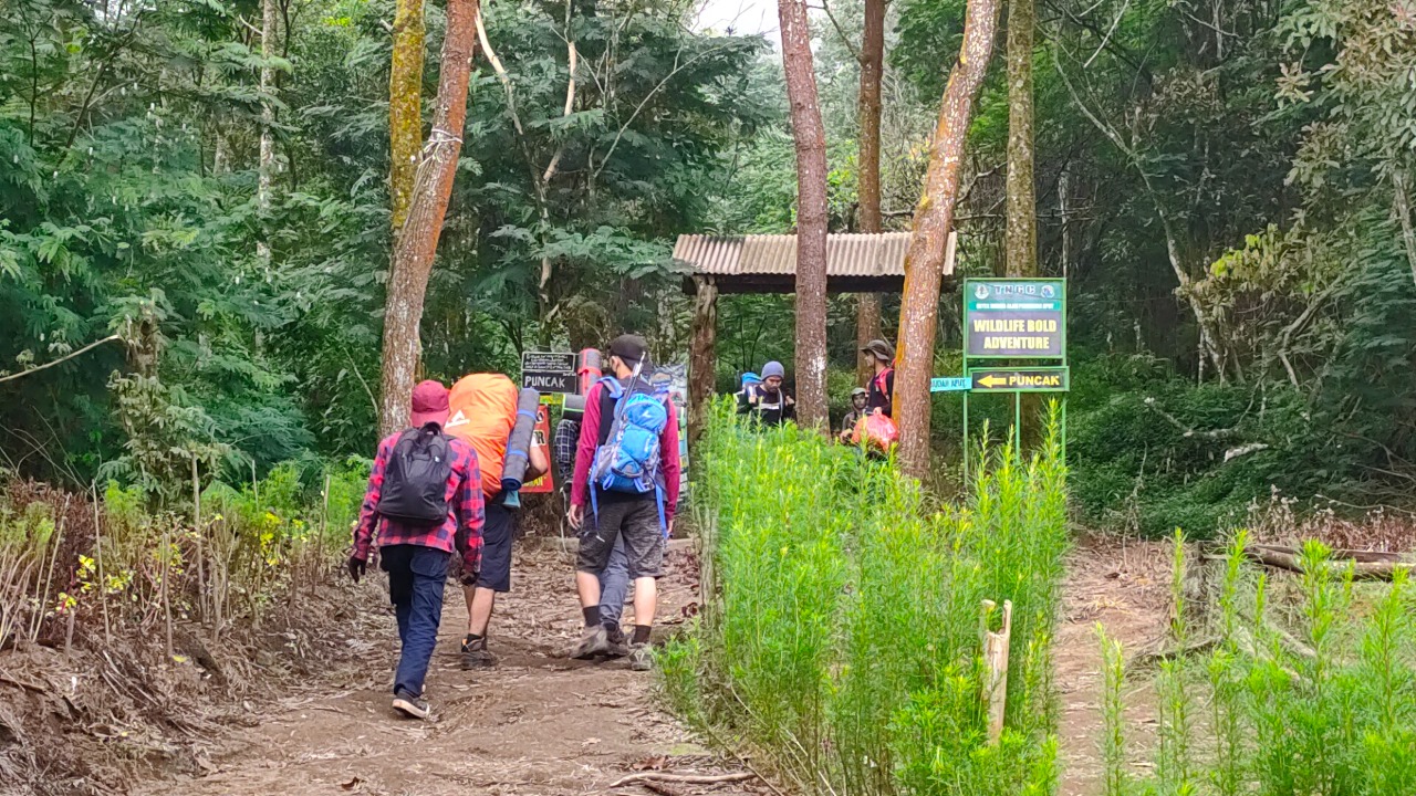 Libur Lebaran, Jalur Pendakian Apuy Majalengka Diminati Pendaki, Kuota Langsung Penuh