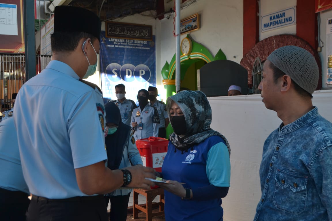 218 Warga Binaan Lapas Nyomplong Kota Sukabumi Mendapatkan Remisi Lebaran 2020