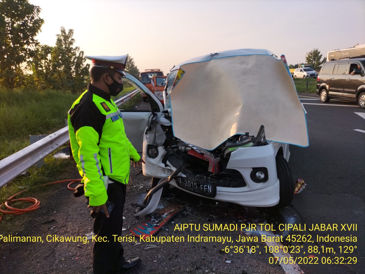 Dua Pemudik Tewas Kecelakaan Maut di Tol Cipali Subang saat Berlaku One Way