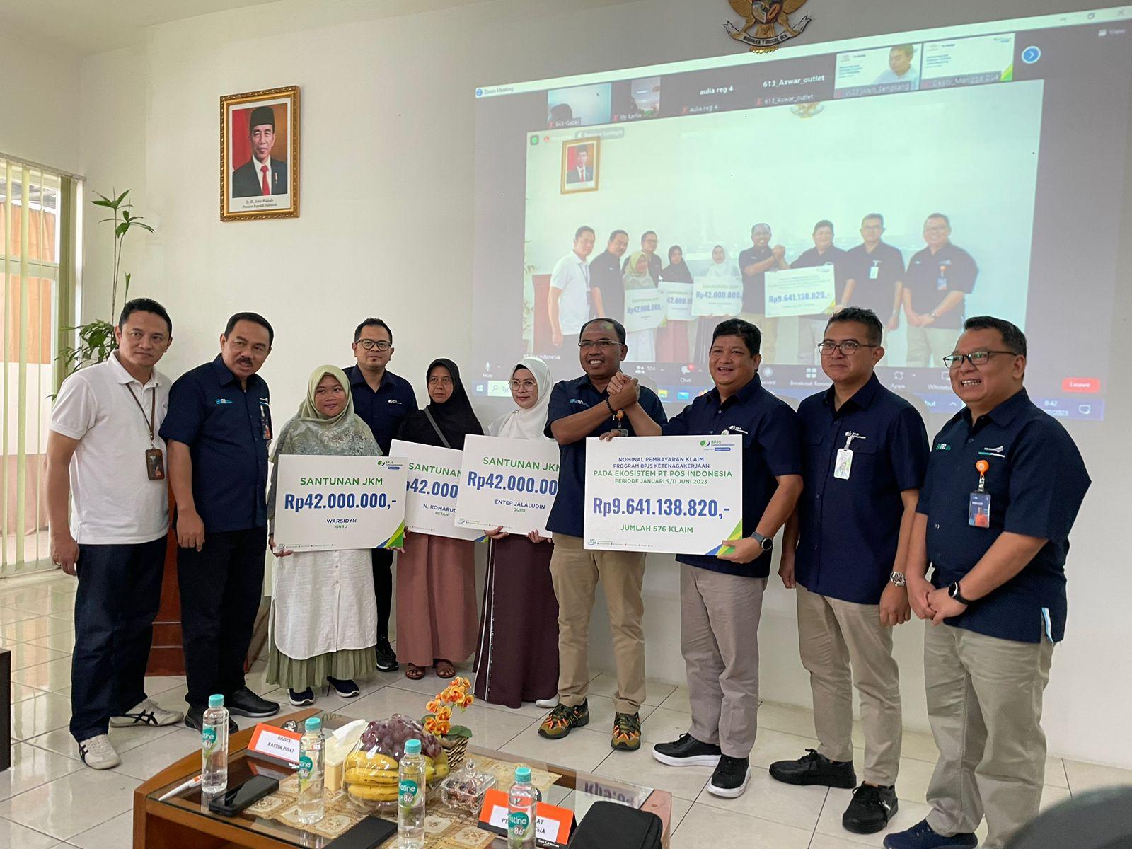 Kerja Sama PT Pos dan BPJS Ketenagakerjaan Berjalan Apik, 42 Ribu Pekerja Informal Terlindungi