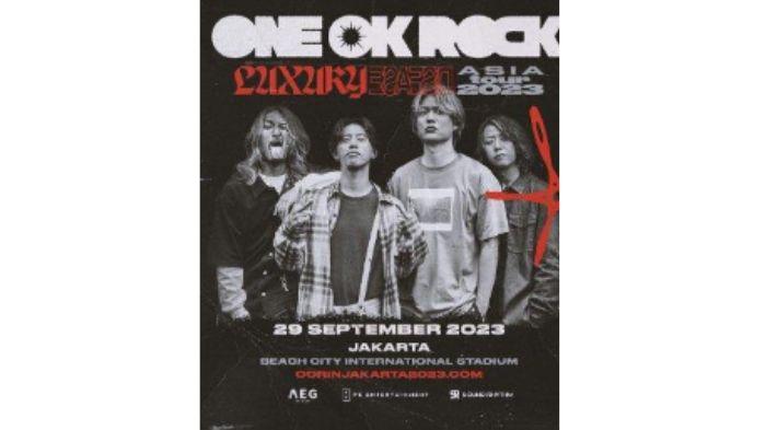 Daftar Harga Tiket Konser One Ok Rock di Jakarta 29 September 2023, Harga Termurah Rp 1,2 Juta