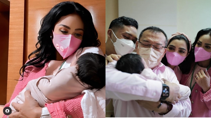 Jadi Nenek, Krisdayanti Senangnya Kebangetan Punya Cucu Cantik,Tulis Nama Anang Pakai Sebutan Ini