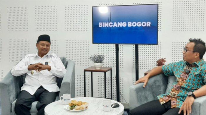 Pak Uu Berkunjung Ke Kantor Tribunnews Bogor, Sebut Pentingnya Peran Media Dukung Program Pemprov