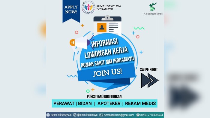 Lowongan Kerja di Rumah Sakit MM, Ada 4 Posisi untuk D3 dan S1, Ini Persyaratan dan Batas Waktunya
