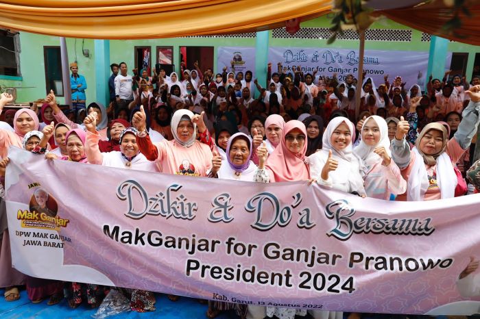 Emak-emak di Garut Gabung Jaringan Relawan Mak Ganjar, Siap Menangkan Ganjar Pranowo di Pilpres 2024