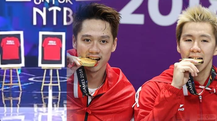 Inilah Sosok yang Berhasil Beli Kaus & Raket Marcus Gideon-Kenvin Sanjaya, Totalnya Rp 550 Juta