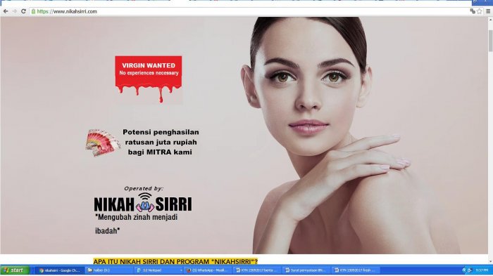 Begini Lho Cara Situs NikahSirri.com Pastikan Keperawanan Para Klien