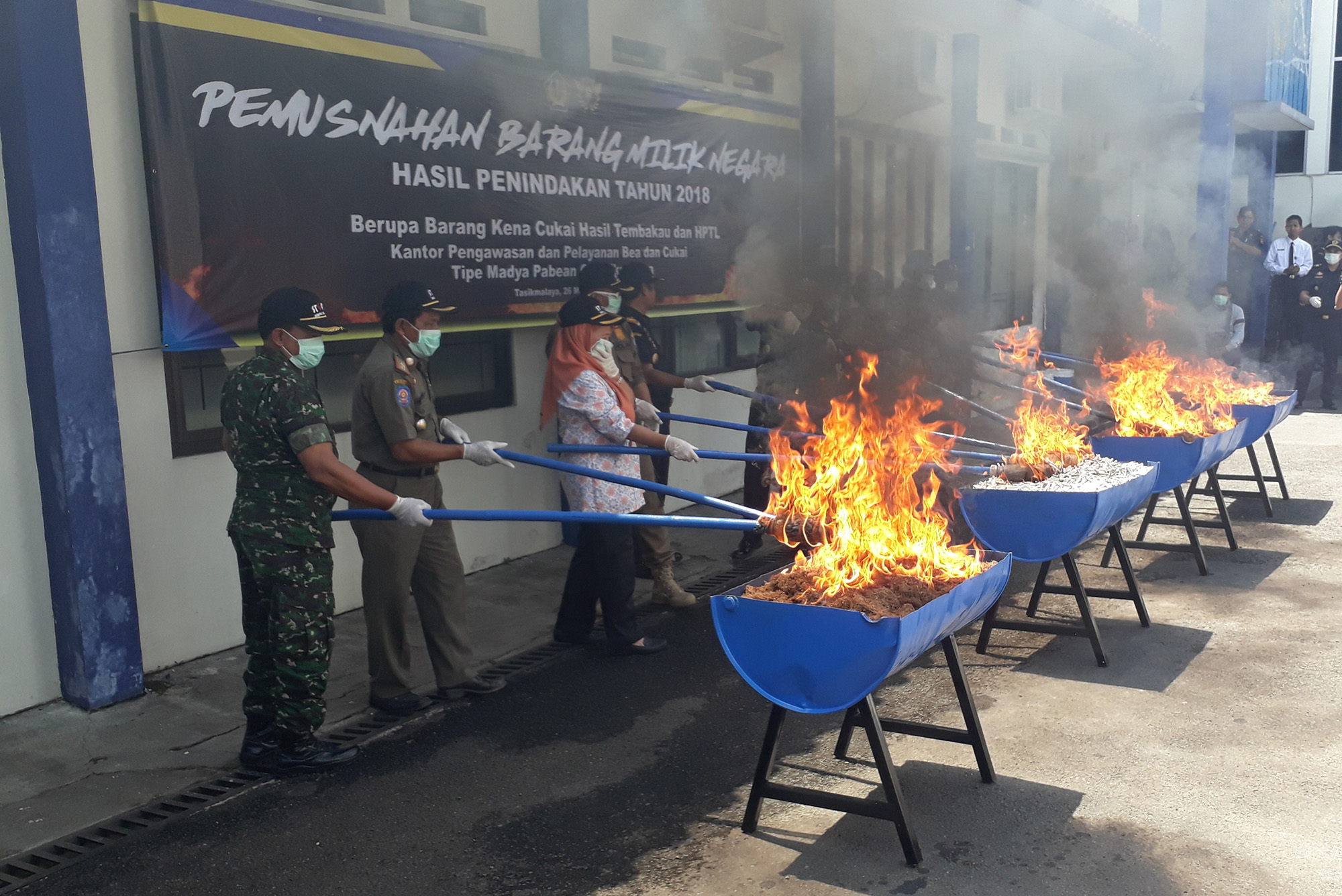 Harganya Sangat Murah, Ribuan Rokok Ilegal Disita dari Sejumlah Warung di 5 Kecamatan di Tasikmalaya