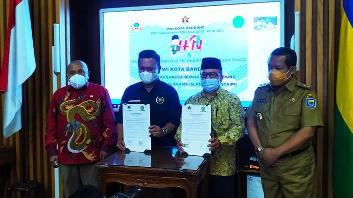 Peringatan HPN 2021, Wartawan Bandung Berkesempatan Dapat Beasiswa Pendidikan di 2 Perguruan Tinggi