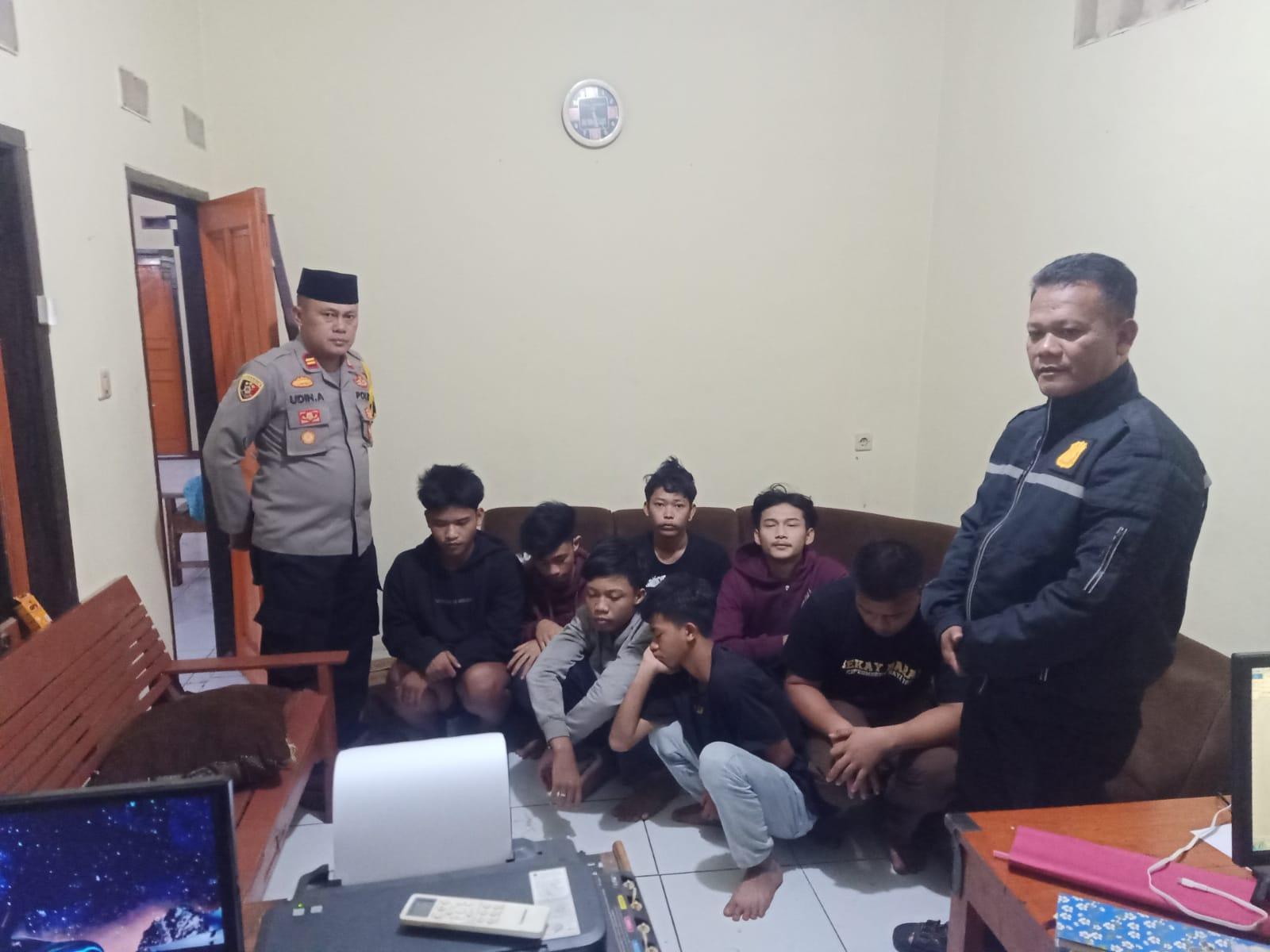 Perang Sarung di Desa Jalupang Subang Dini Hari Tadi Berhasil Digagalkan, Para Pelaku Diamankan
